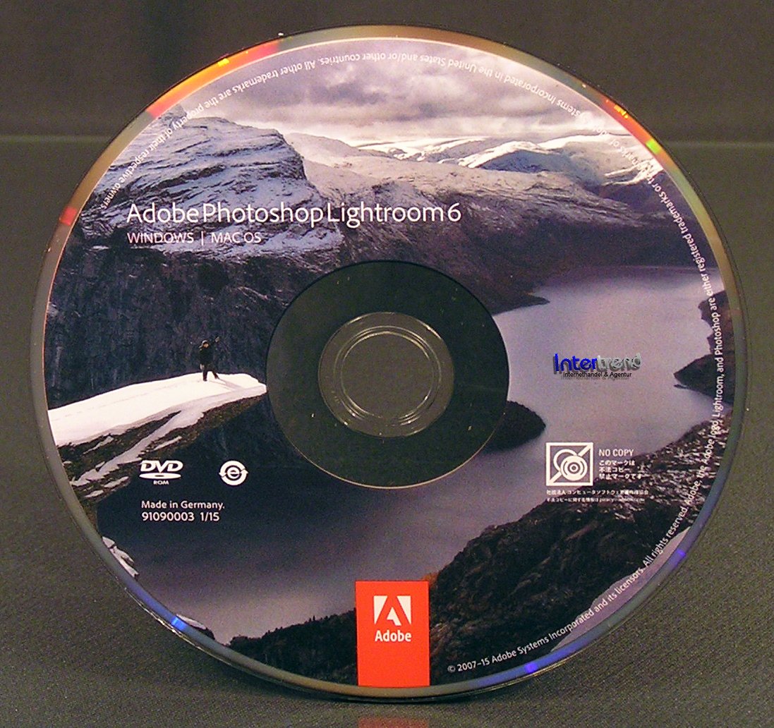 Adobe Lightroom 6 Vollversion Box + DVD, Handbuch PDF Win/Mac OVP NEU eBay